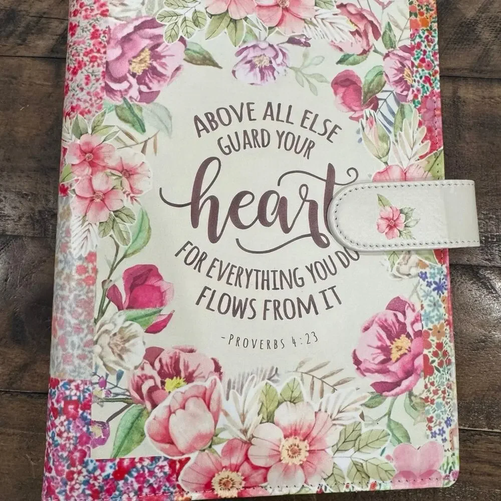 Proverbs Bible verse inspirational A5 Binder w/ matching paper